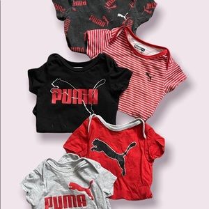 Puma 5 pack onesies